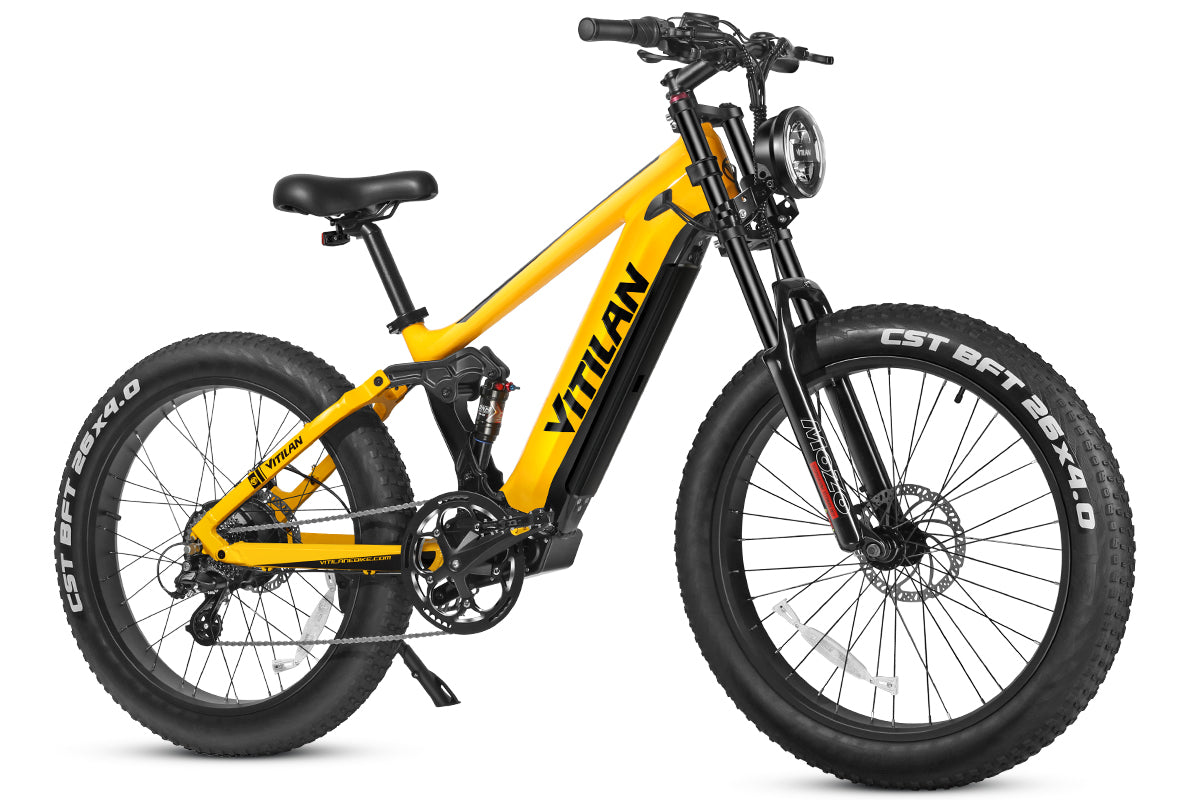 Vitilan T7 vollgefedertes Mountainbike-E-Bike 