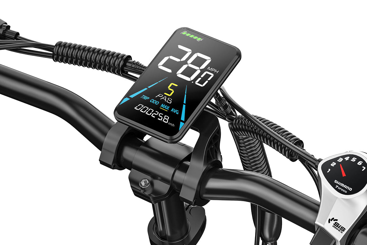 U3 Commute Bicicletta Elettrica Pieghevole con Pneumatici Grassi