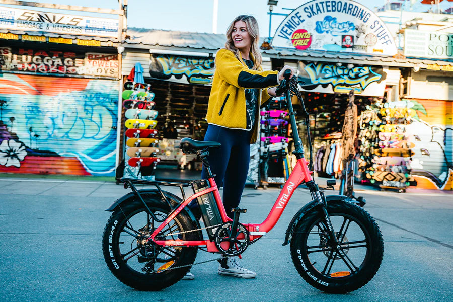 U7 opvouwbare elektrische fiets met dikke banden