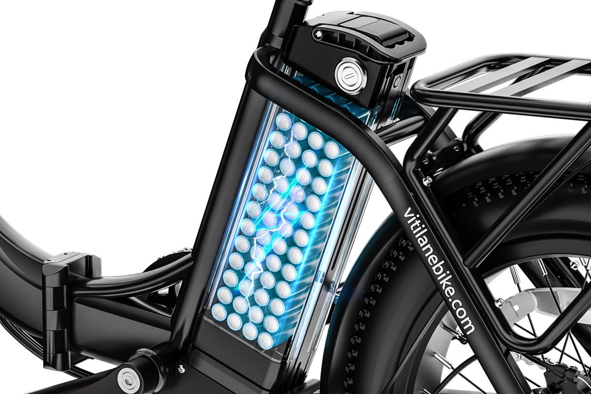 U3 Commute Bicicletta Elettrica Pieghevole con Pneumatici Grassi