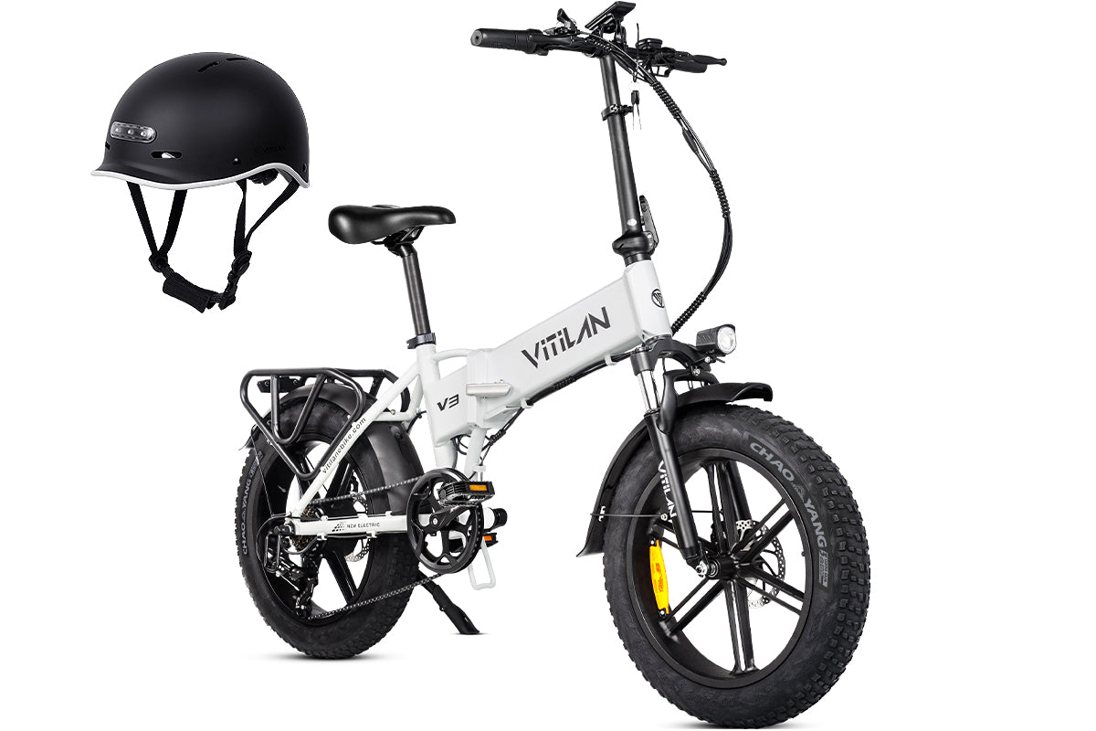 V3 2.0 Folding Fat Tires Adult All Terrain Electric Bike