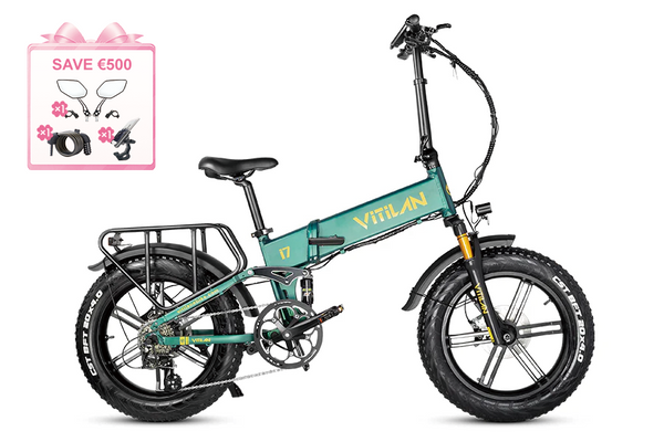 Vélo électrique pliant I7 Pro à suspension intégrale