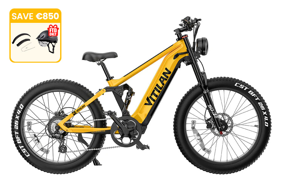 T7PRO Full Suspension Mountain E-bike