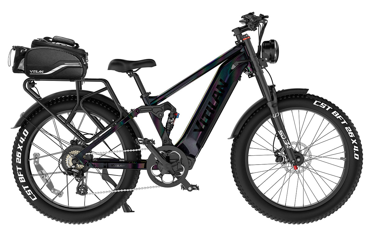 E-bike da montagna T7 a sospensione completa