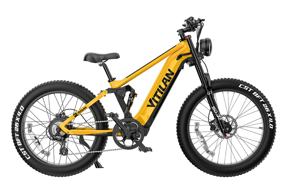 T7 E-bike da montagna con sospensione completa